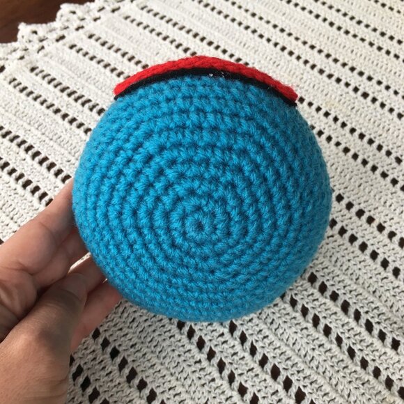 Slime Amigurumi inspired on Dragon Quest | Handmade Crochet Dragon Quest Slime - Picture 9 of 9